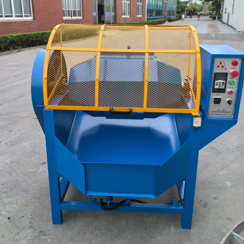 Weytrust barrel tumbling machine for metal deburring and surface polishing