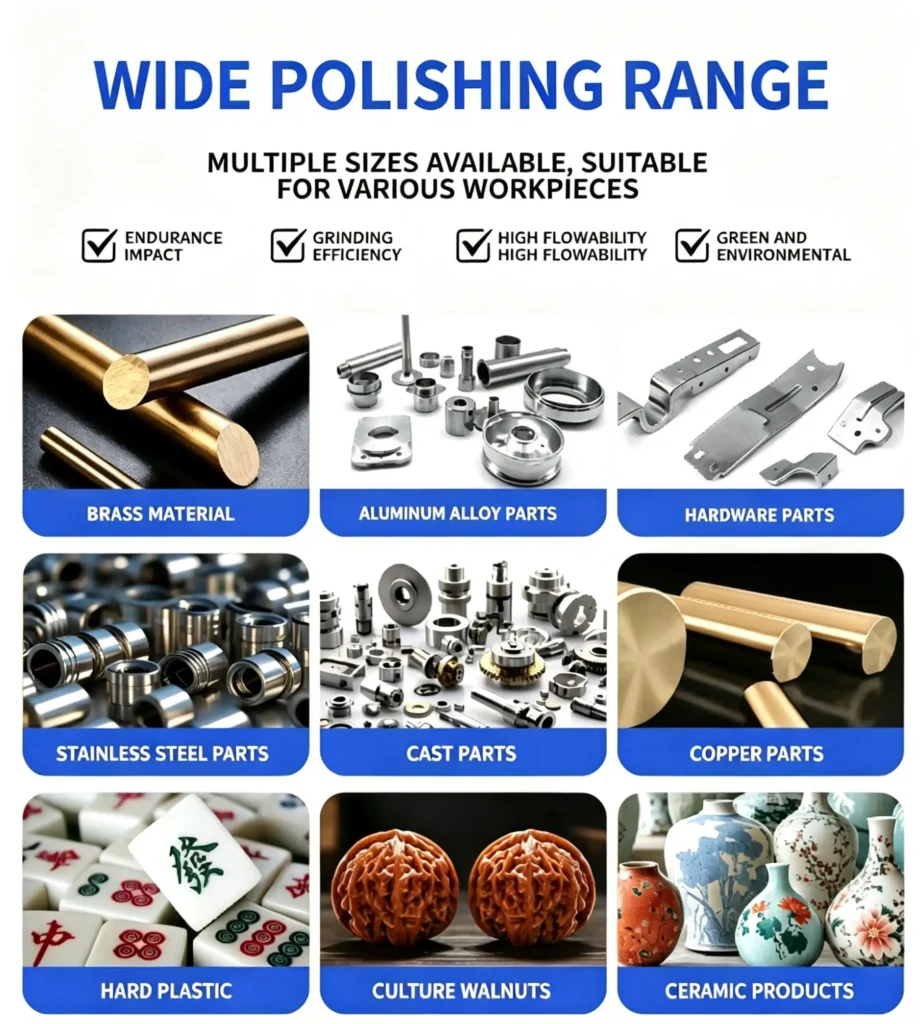 WEYTRUST vibratory polishing sample part