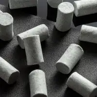 WEYTRUST brown fused alumina abrasive media sample closeup