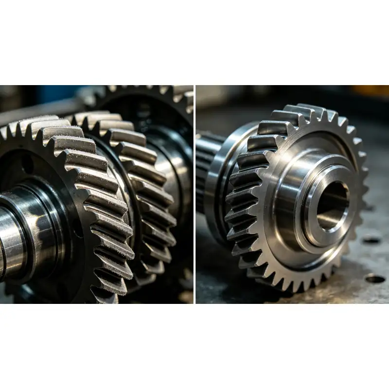weytrust brown fused alumina media auto metal parts heavy burr removal before after1 Fused Alumina Abrasive Media