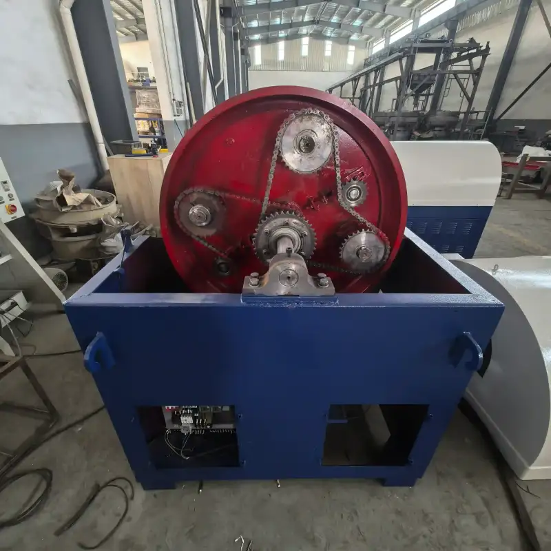 Chain drive transmission system of WEYTRUST centrifugal polishing machine