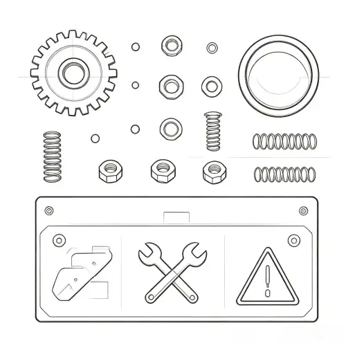 Line sketch icon for easy control panel operation and low maintenance vibratory machine