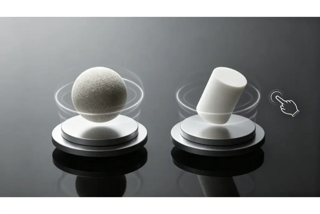 WEYTRUST selection guide for fused alumina corundum abrasive vs ceramic polishing media for vibratory mass finishing