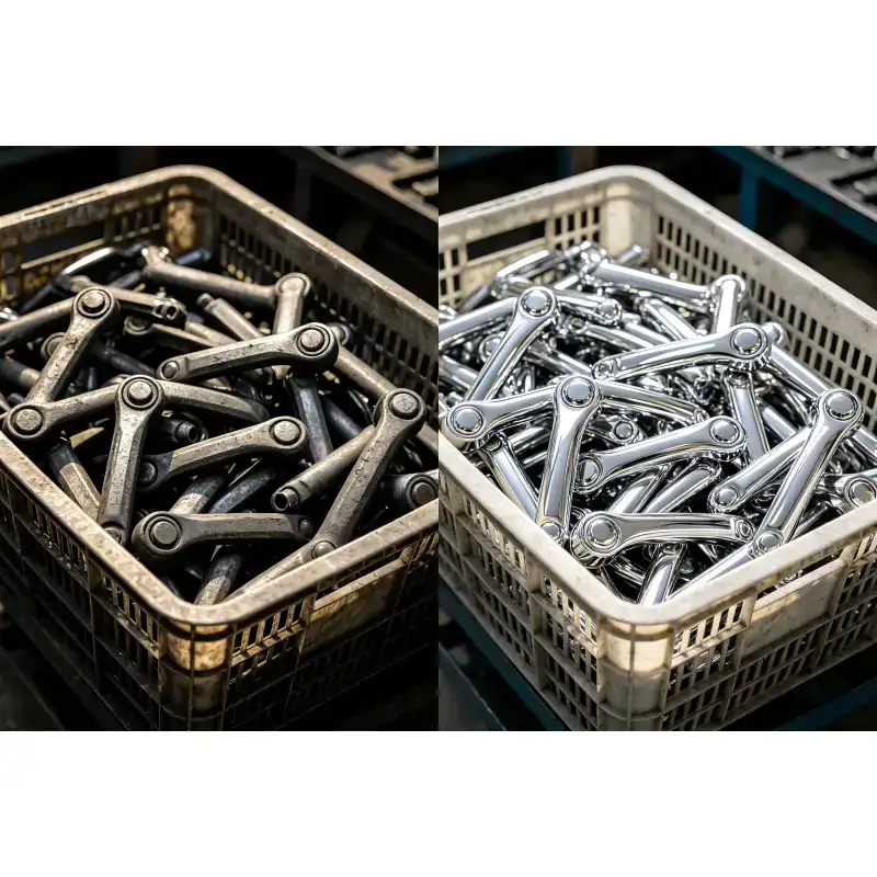 WEYTRUST resin media for aluminum parts polishing and deburring
