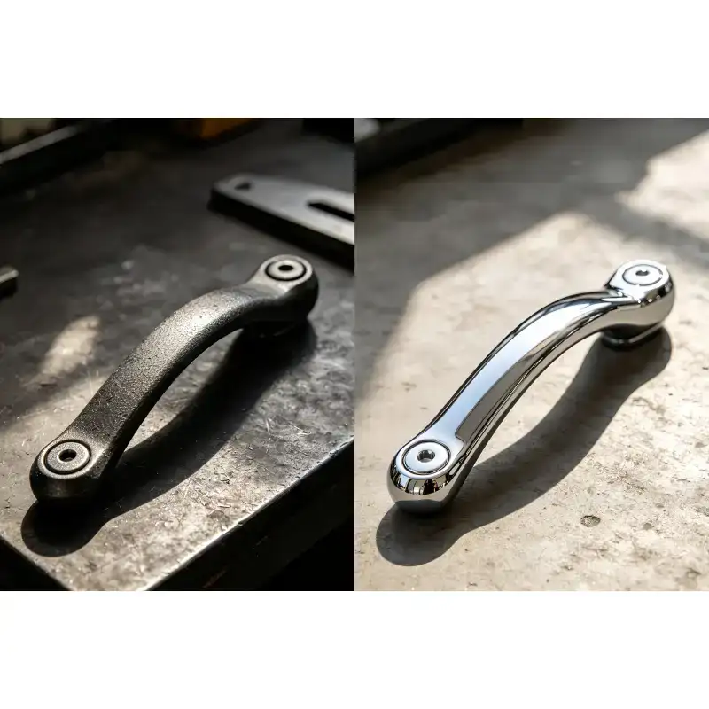 Resin polishing media for aluminum component surface finishing