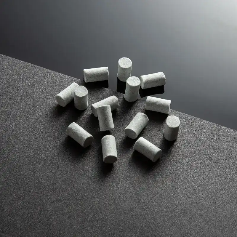 WEYTRUST straight cylindrical brown fused alumina tumbling abrasive media for metal rough grinding and deburring